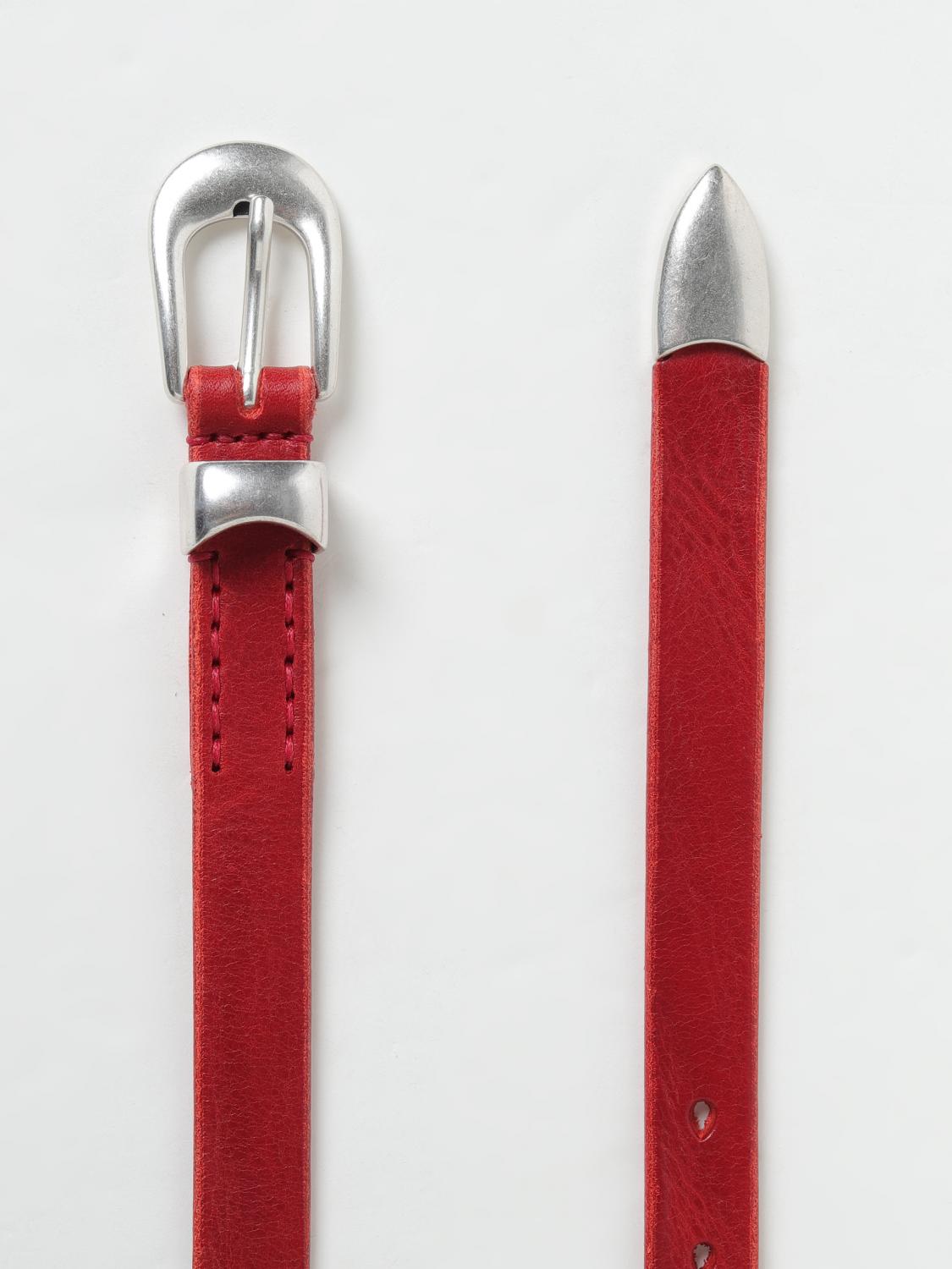OUR LEGACY CINTURA: Cintura Our Legacy in pelle , Rosso - Img 2