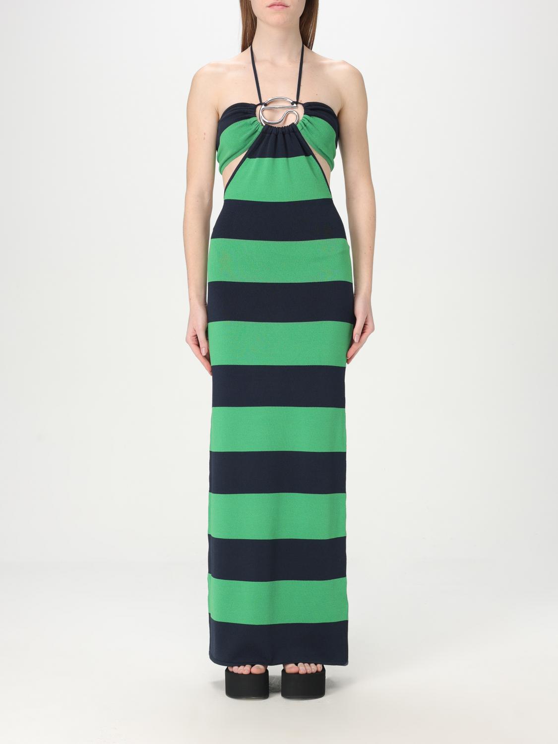 coperni green dress woman - Coperni floral dress