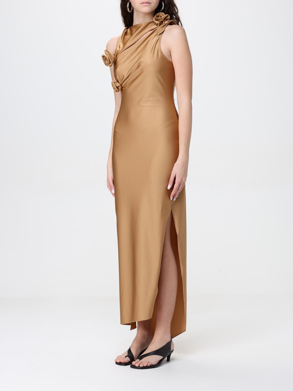COPERNI KLEID: Kleider damen Coperni, Braun - Img 3