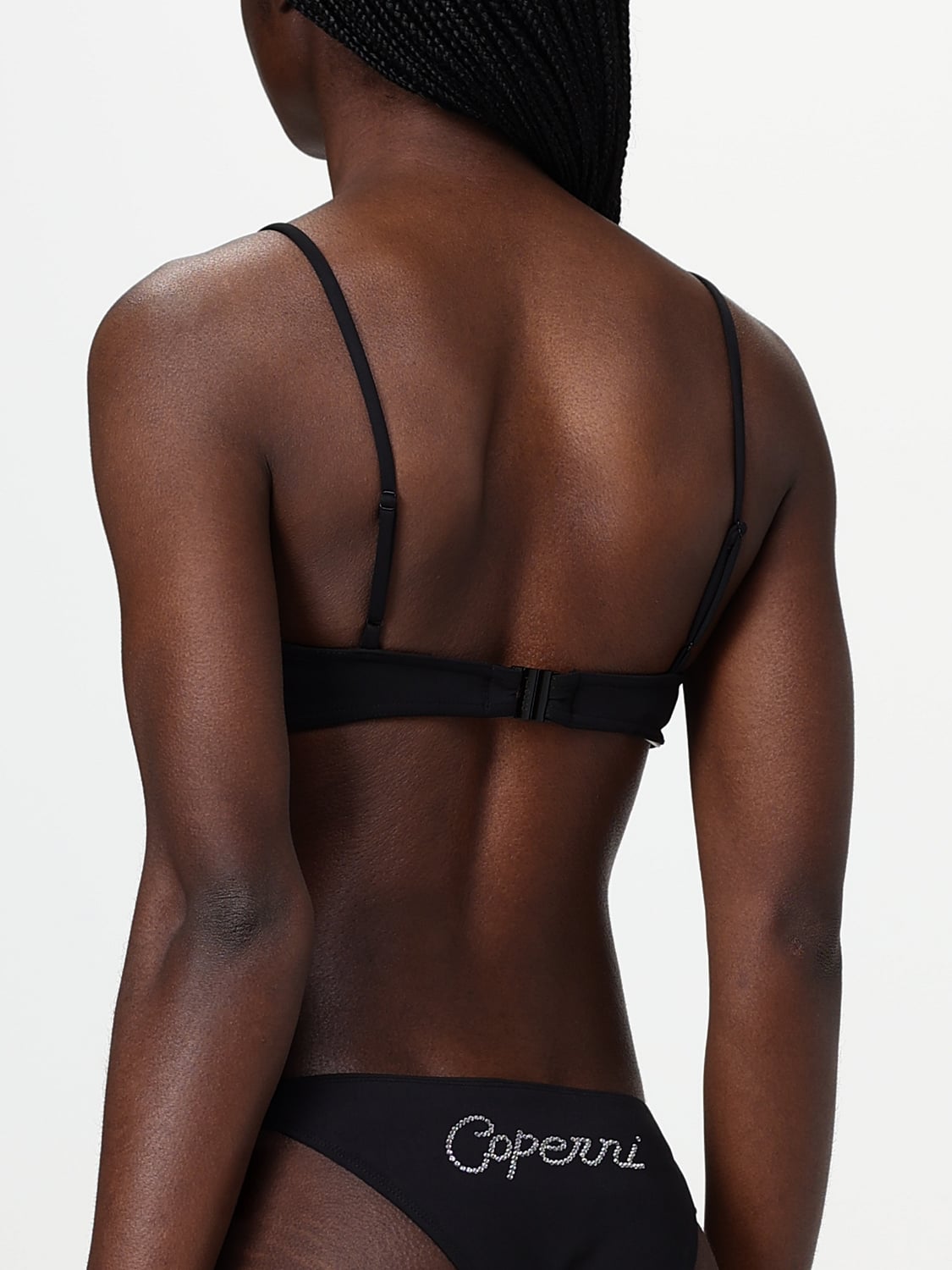COPERNI COSTUME: Costume da bagno bikini top Coperni, Nero - Img 3