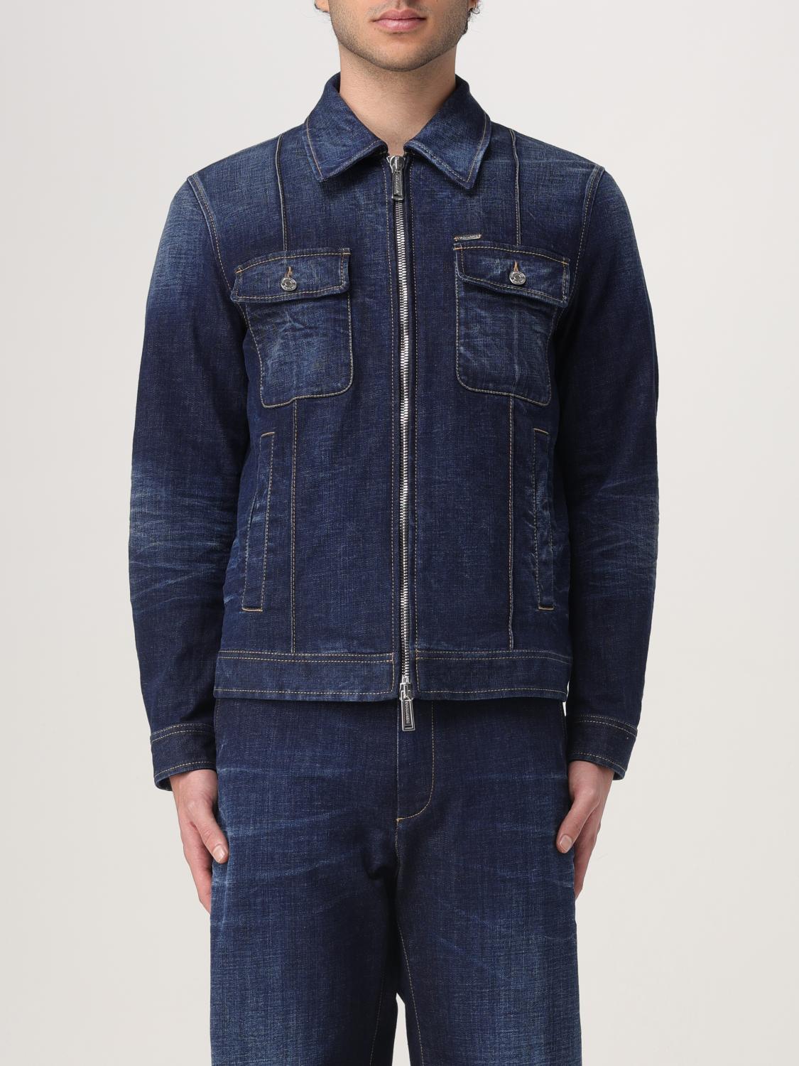 DSQUARED2 JACKET: Dsquared2 men's denim jacket, Denim - Img 1