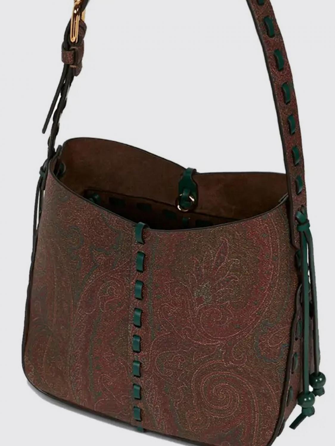 ETRO MINI BOLSO: Bolso de hombro mujer Etro, Marrón - Img 4