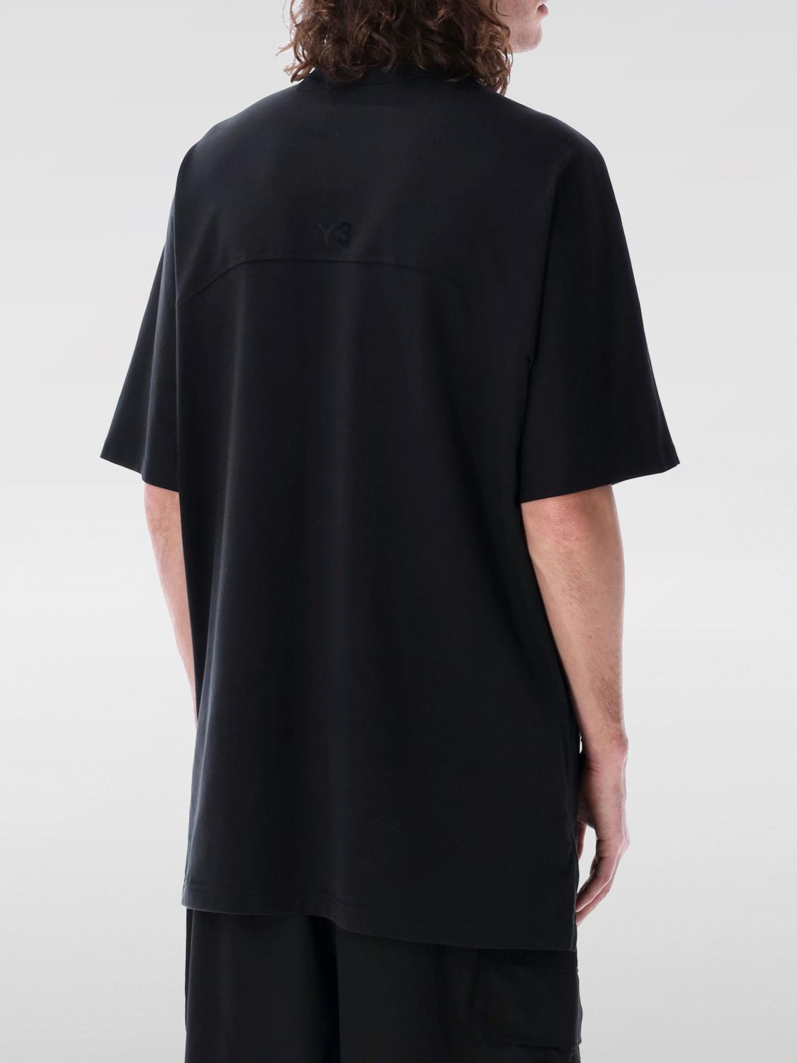 Y-3 T-SHIRT: T-shirt men Y-3, Black - Img 2