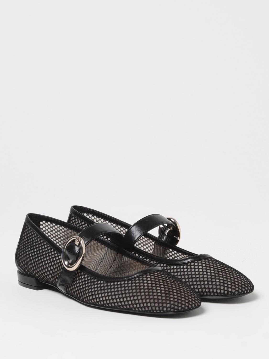 STUART WEITZMAN BALLERINE: Ballerina Stuart Weitzman in mesh e pelle , Naturale - Img 2
