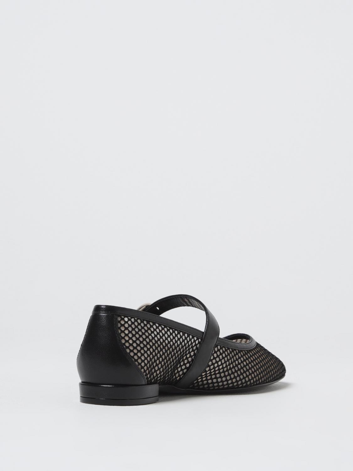 STUART WEITZMAN BALLERINE: Ballerina Stuart Weitzman in mesh e pelle , Naturale - Img 3