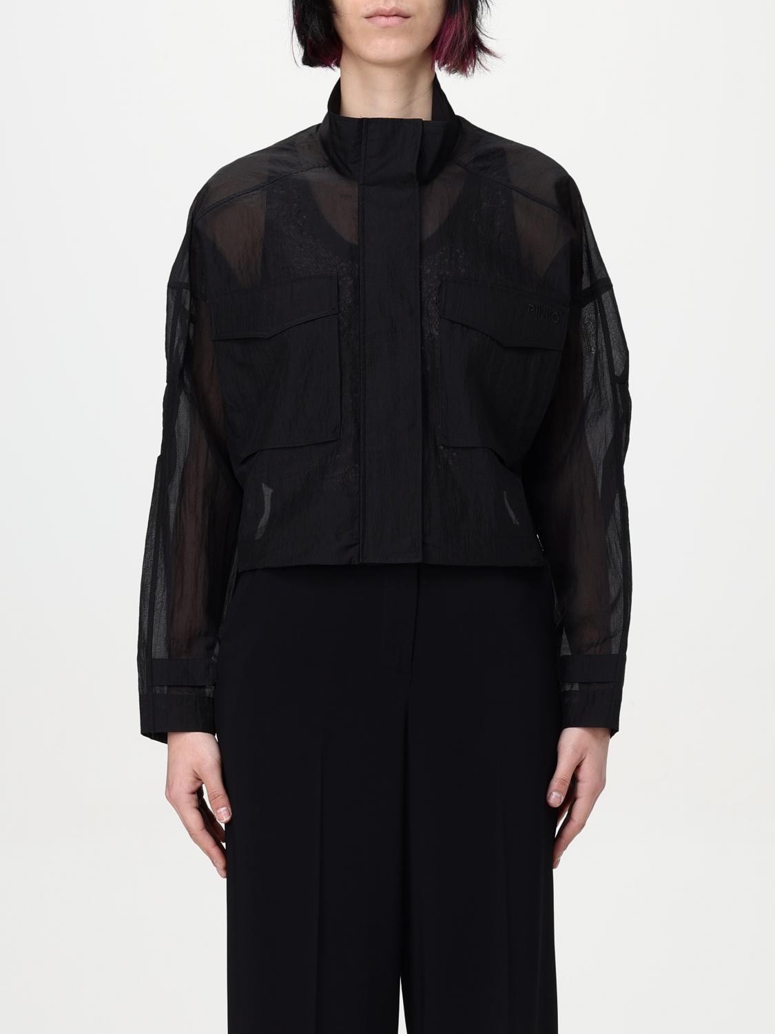 PINKO 外套: 外套 女士 Pinko, 黑色 - Img 1
