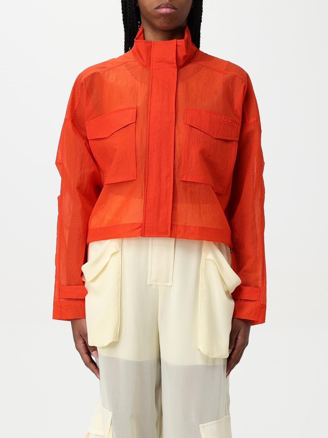 PINKO CHAQUETA: Chaqueta mujer Pinko, Naranja - Img 1