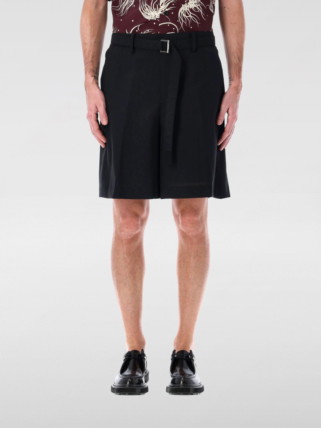SACAI SHORTS: Short men Sacai, Black - Img 1