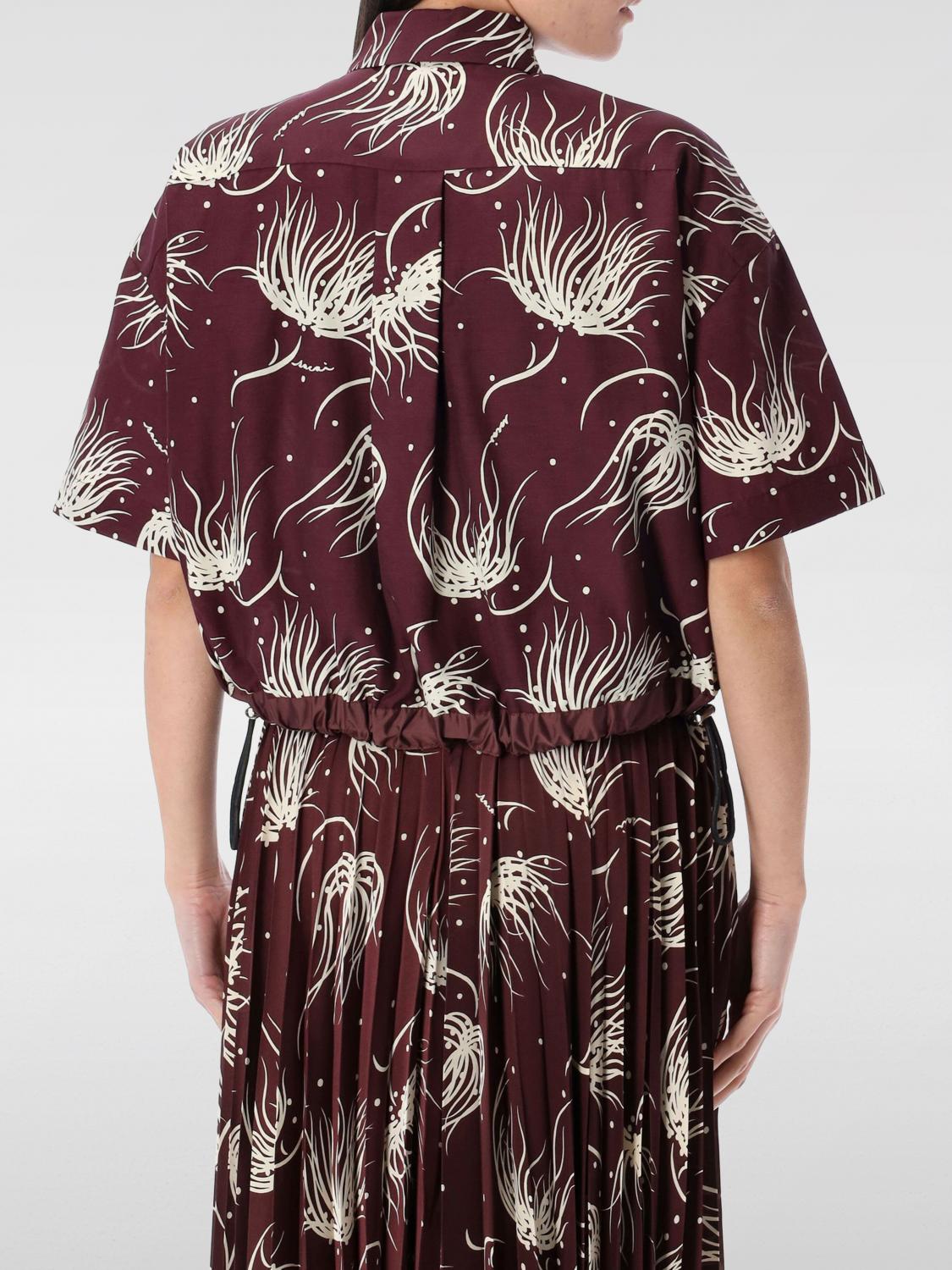 SACAI CAMISA: Camiseta mujer Sacai, Violeta - Img 2