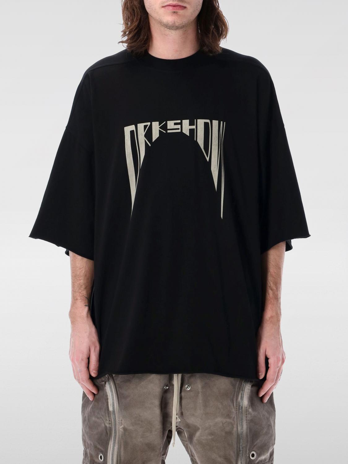 Rick Owens Drkshdw Tシャツ メンズ - ブラック | DU01E3259RNEP4