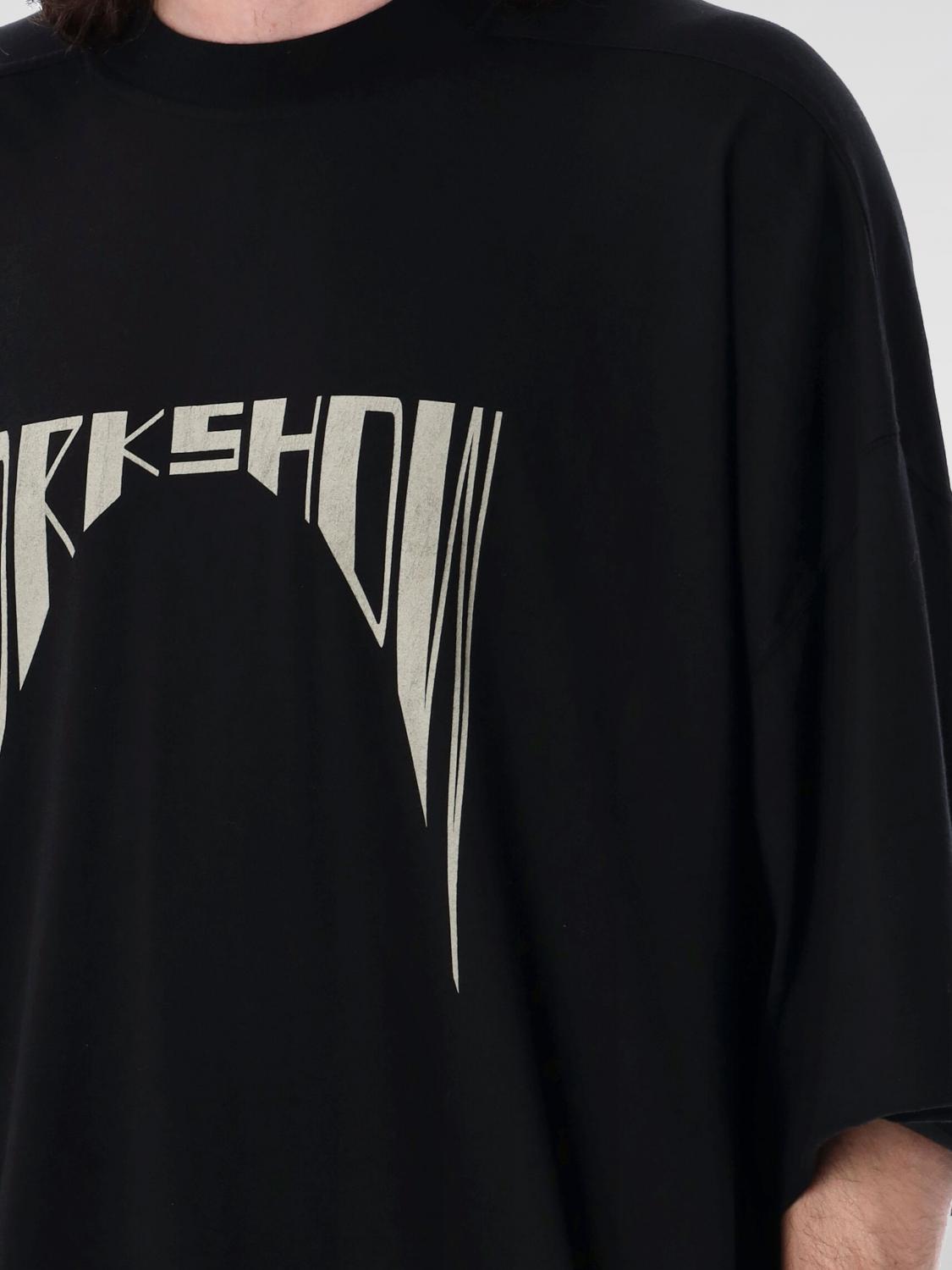 Rick Owens Drkshdw Tシャツ メンズ - ブラック | DU01E3259RNEP4