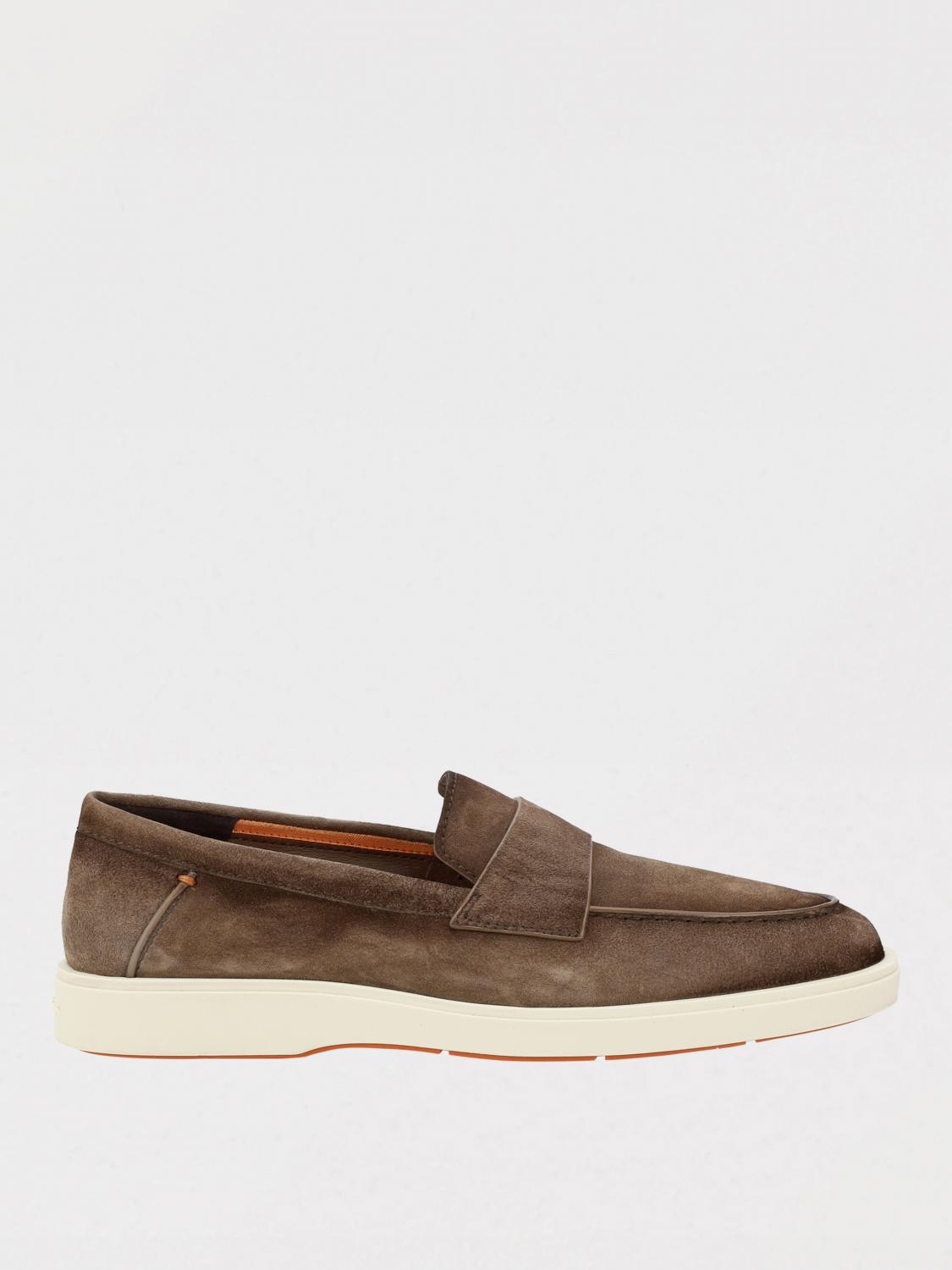 SANTONI MOKASSINS: Mokassins herren Santoni, Braun - Img 1