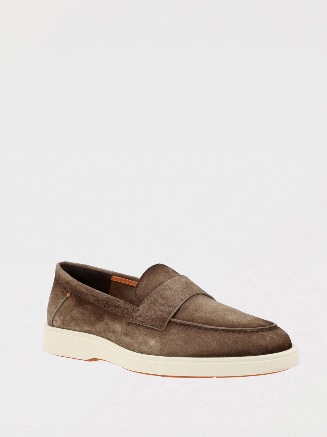 SANTONI MOKASSINS: Mokassins herren Santoni, Braun - Img 2