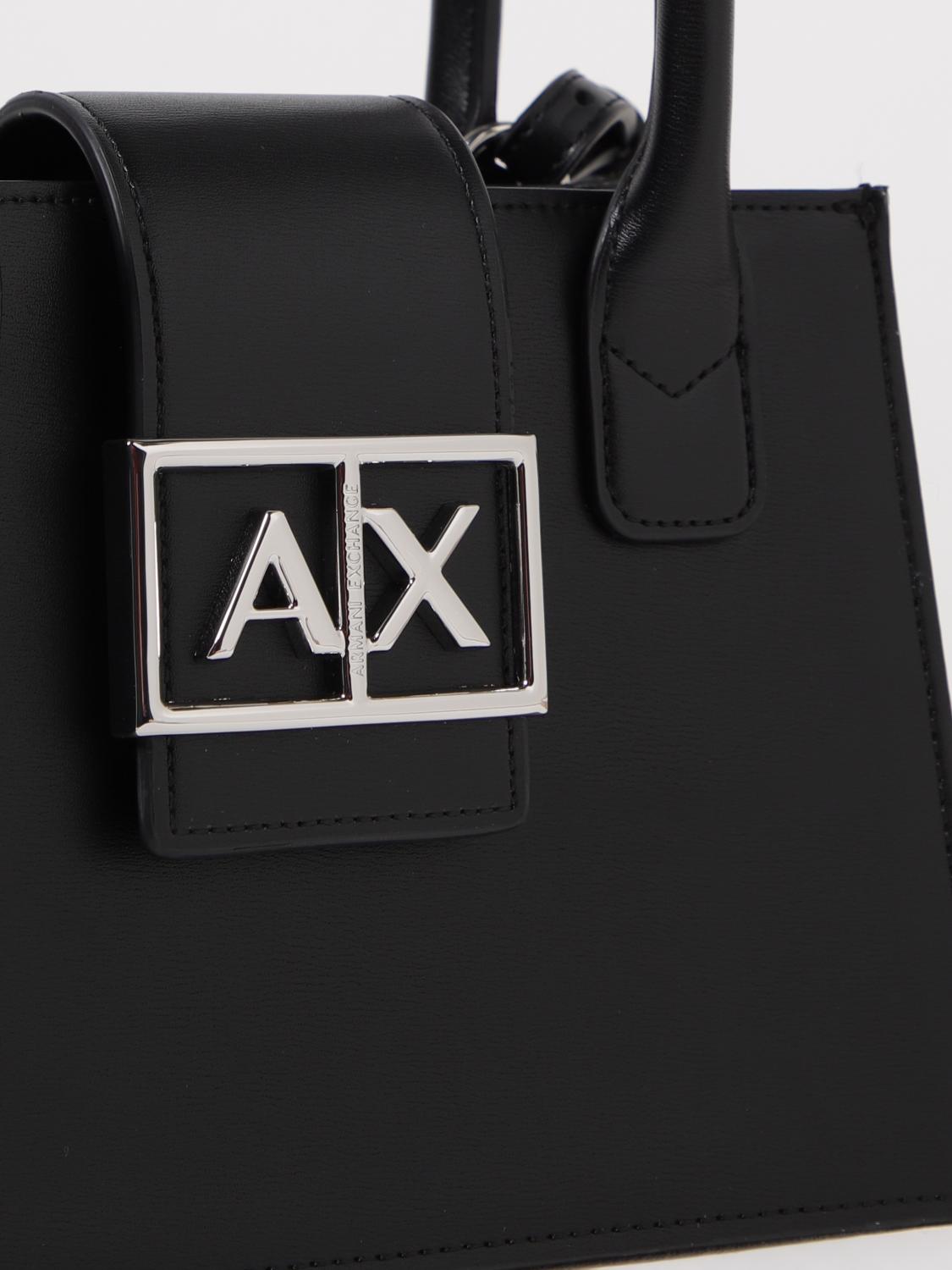 ARMANI EXCHANGE BORSA MINI: Borsa Armani Exchange in pelle sintetica , Nero - Img 3