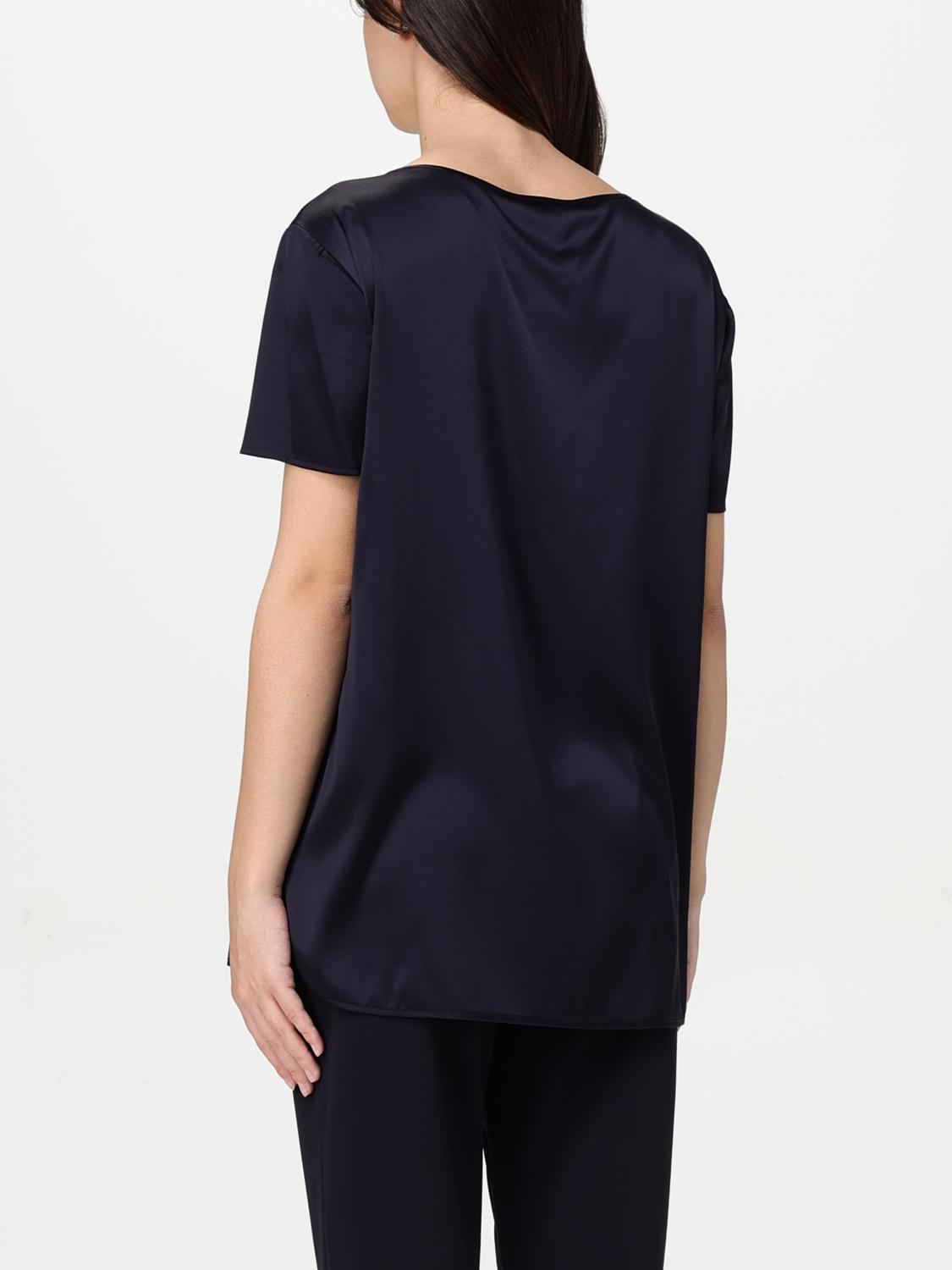 MAX MARA TOP: Jersey mujer Max Mara, Azul Oscuro - Img 3