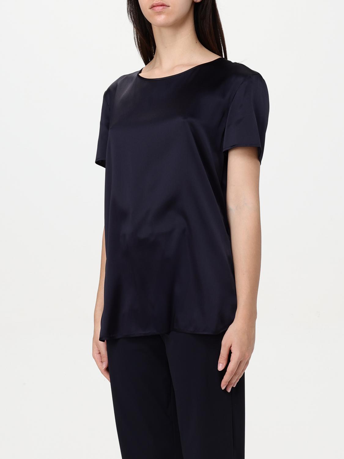 MAX MARA TOP: Jersey mujer Max Mara, Azul Oscuro - Img 4