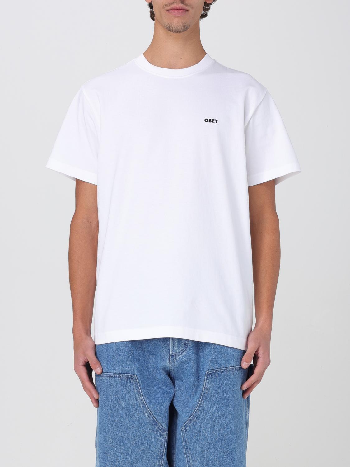 OBEY T-SHIRT: T-shirt men Obey, White - Img 1