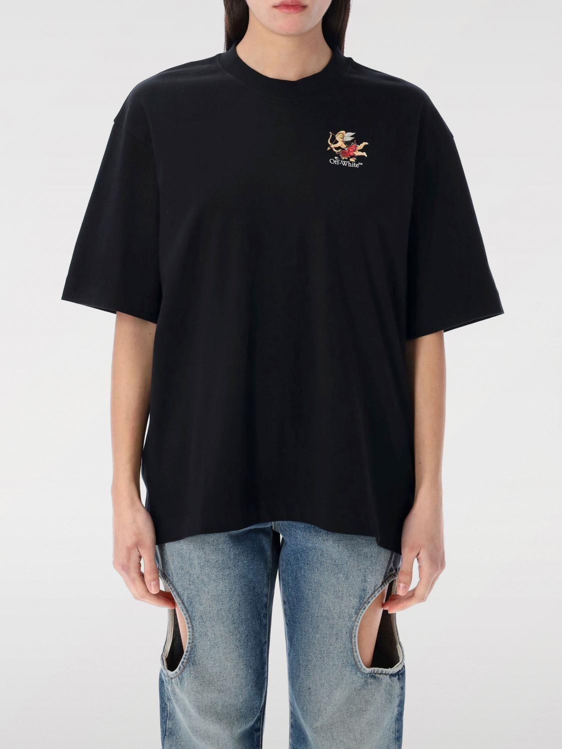 OFF-WHITE CAMISETA: Camiseta mujer Off-white, Negro - Img 1
