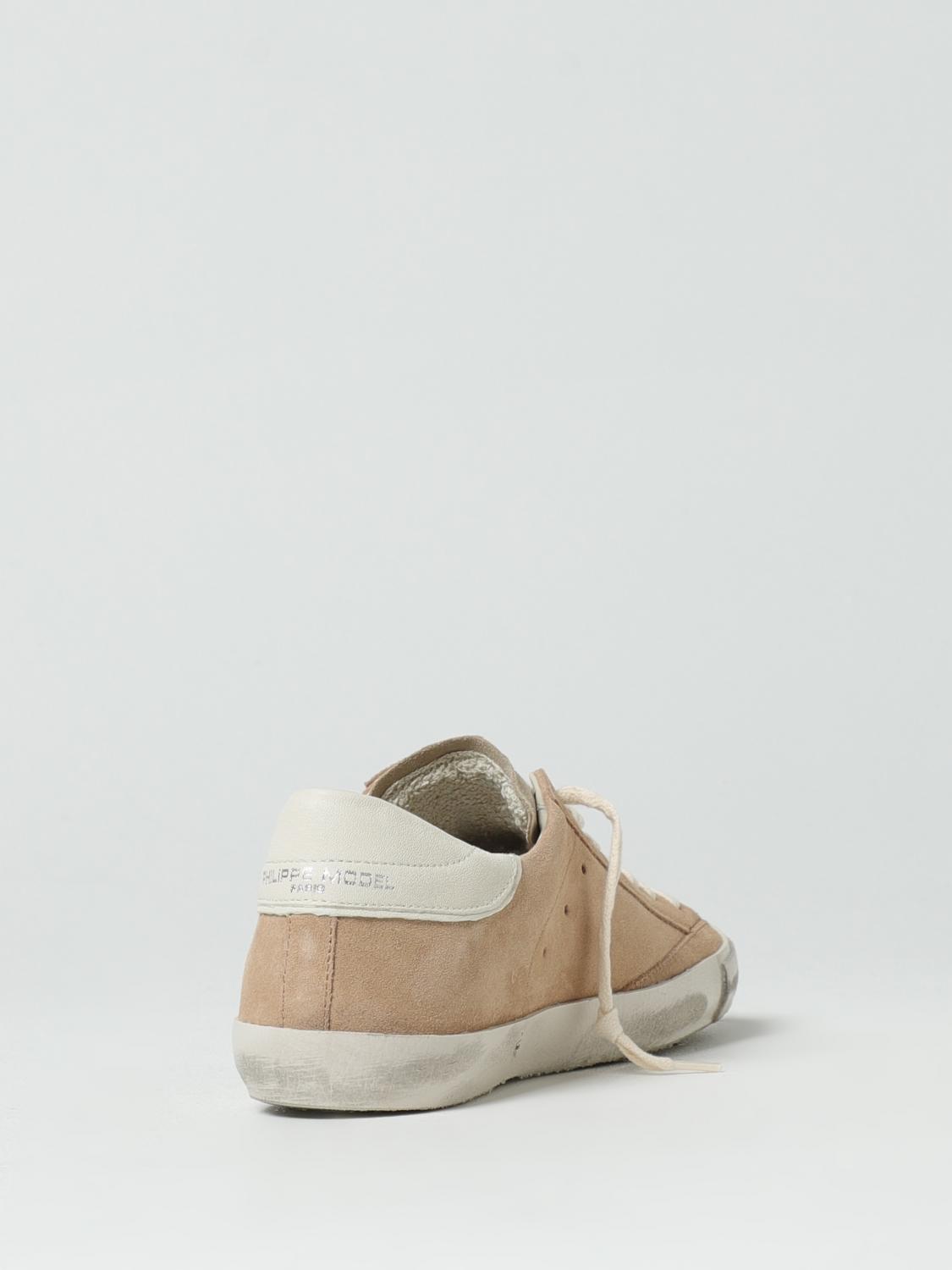 PHILIPPE MODEL SNEAKERS: Sneakers men Philippe Model, Beige - Img 3