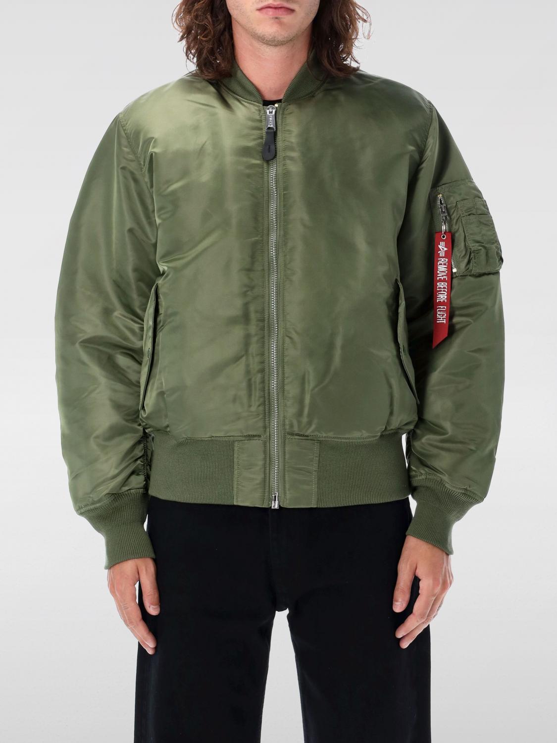 ALPHA INDUSTRIES 外套: 外套 男士 Alpha Industries, 灰绿色 - Img 1