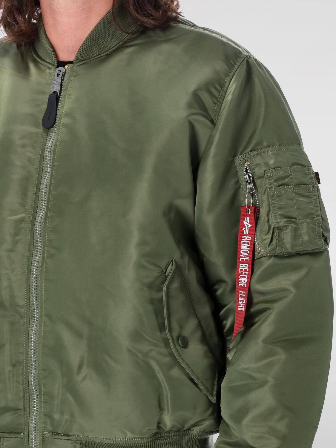 ALPHA INDUSTRIES 外套: 外套 男士 Alpha Industries, 灰绿色 - Img 3