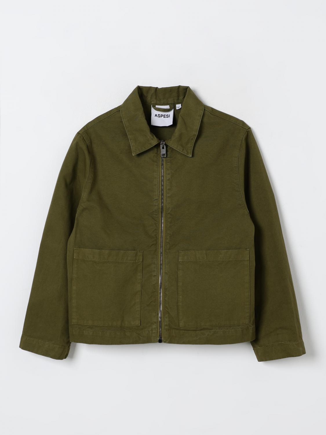 ASPESI JACKET: Jacket kids Aspesi, Green - Img 1