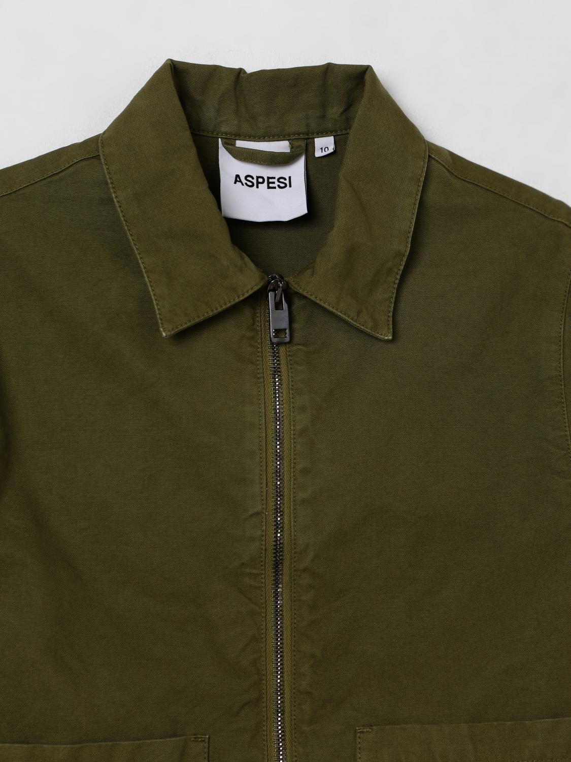 ASPESI JACKET: Jacket kids Aspesi, Green - Img 3