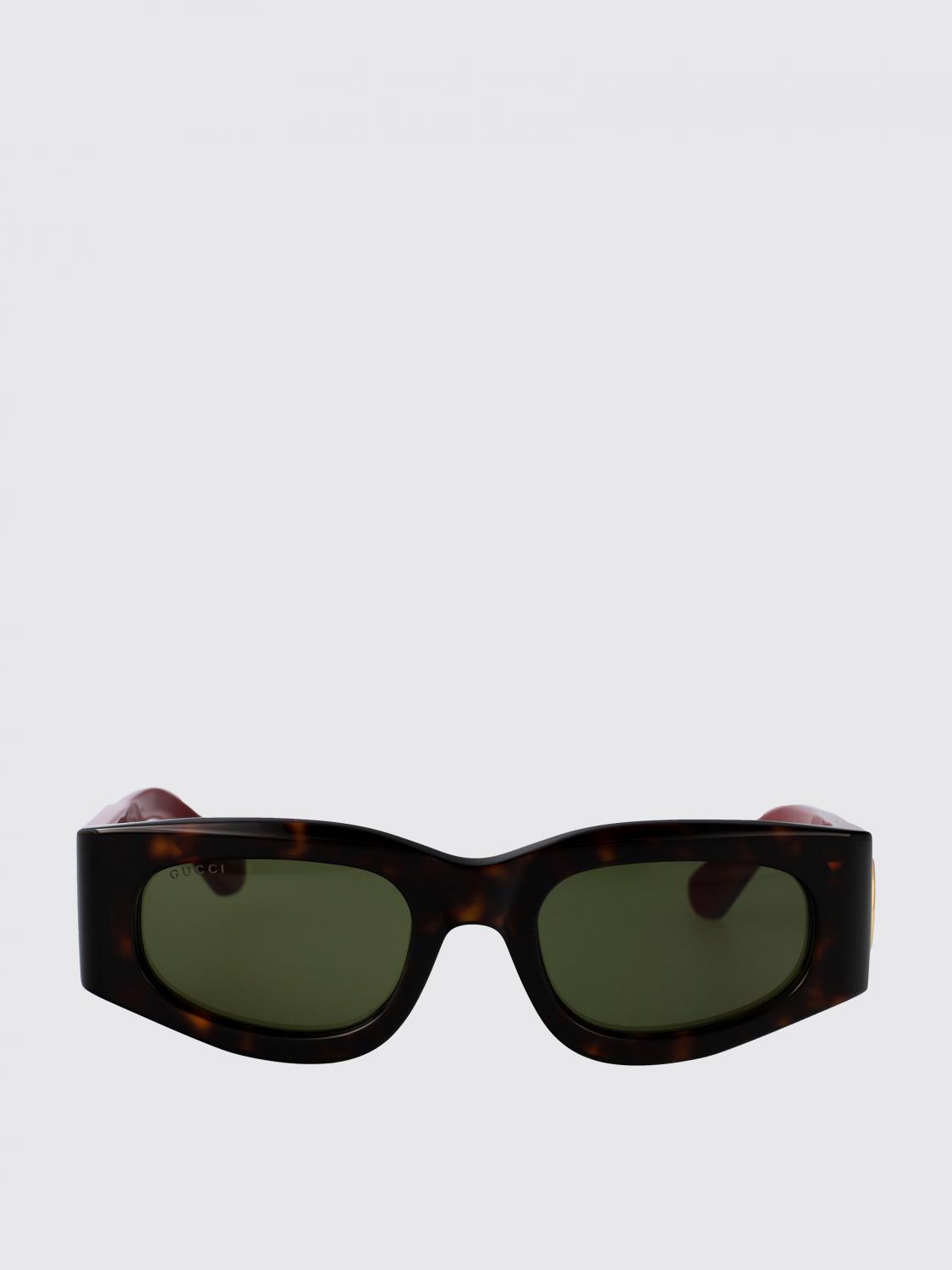 GUCCI 선글라스: 선글라스 여성 Gucci, 브라운 - Img 2