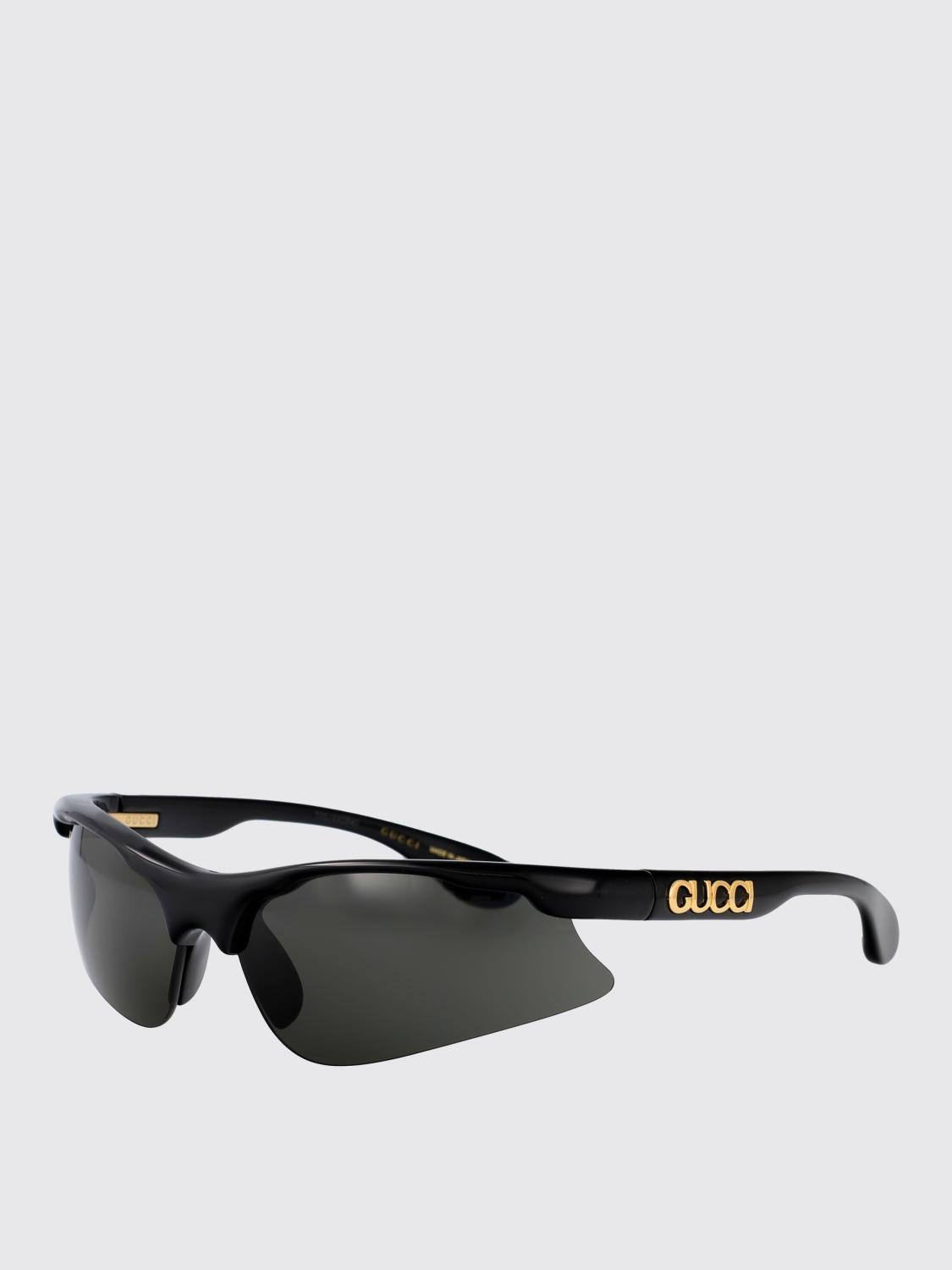 GUCCI SUNGLASSES: Sunglasses men Gucci, Black - Img 1