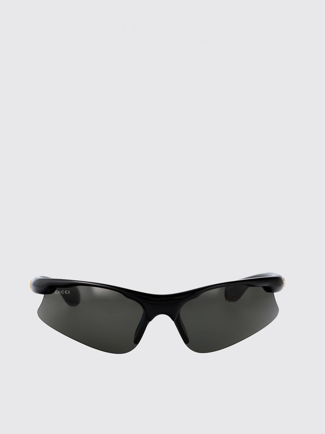 GUCCI SUNGLASSES: Sunglasses men Gucci, Black - Img 2