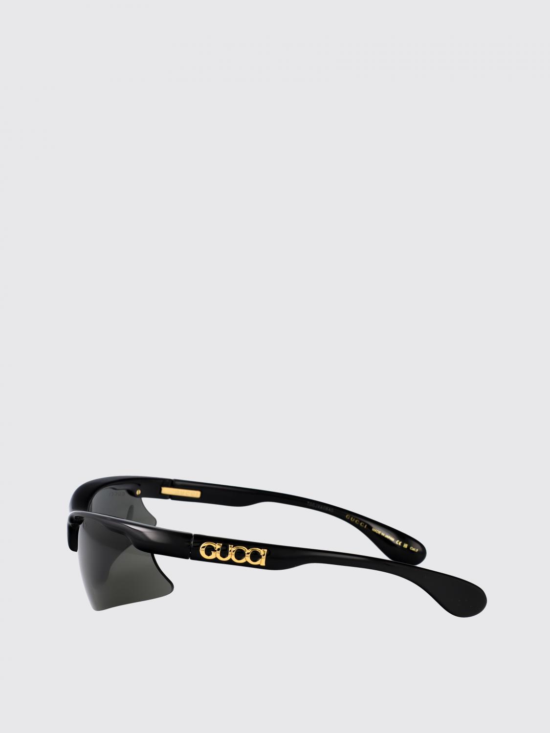 GUCCI SUNGLASSES: Sunglasses men Gucci, Black - Img 4