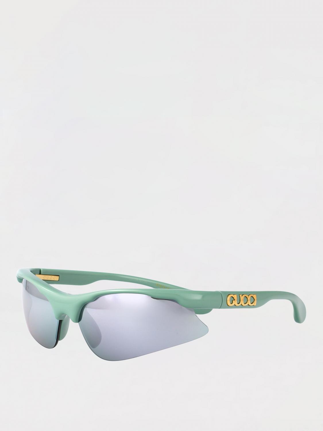 GUCCI SUNGLASSES: Sunglasses men Gucci, Green - Img 1
