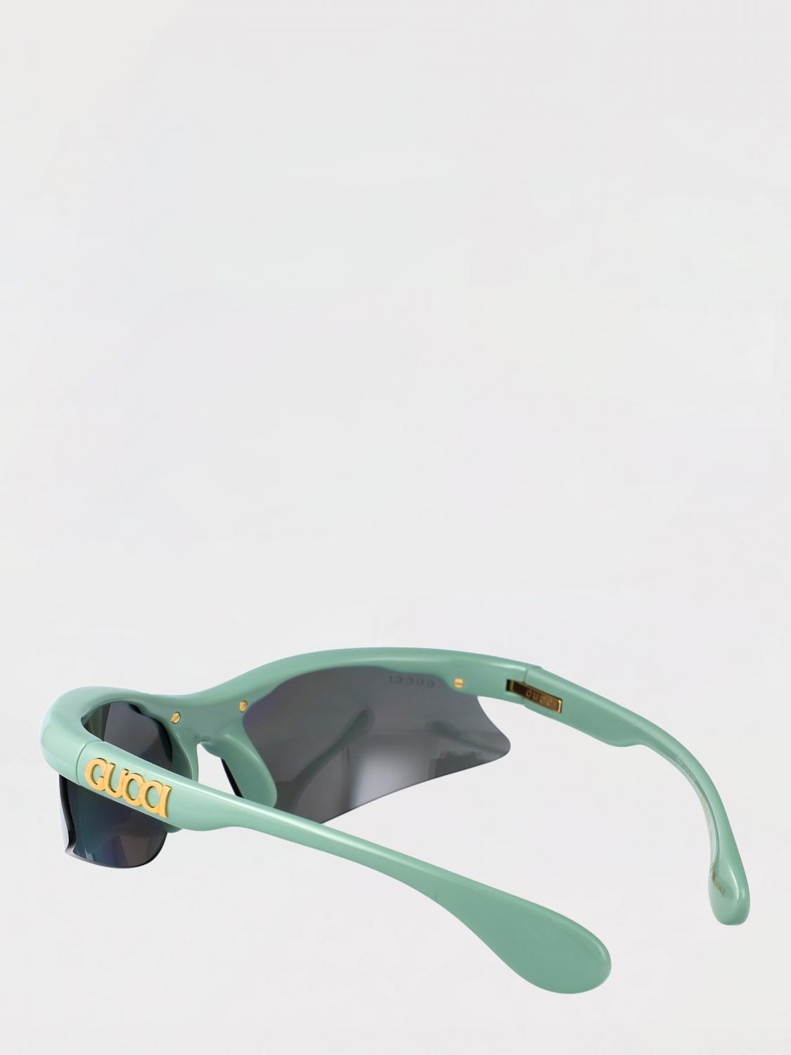 GUCCI SUNGLASSES: Sunglasses men Gucci, Green - Img 3