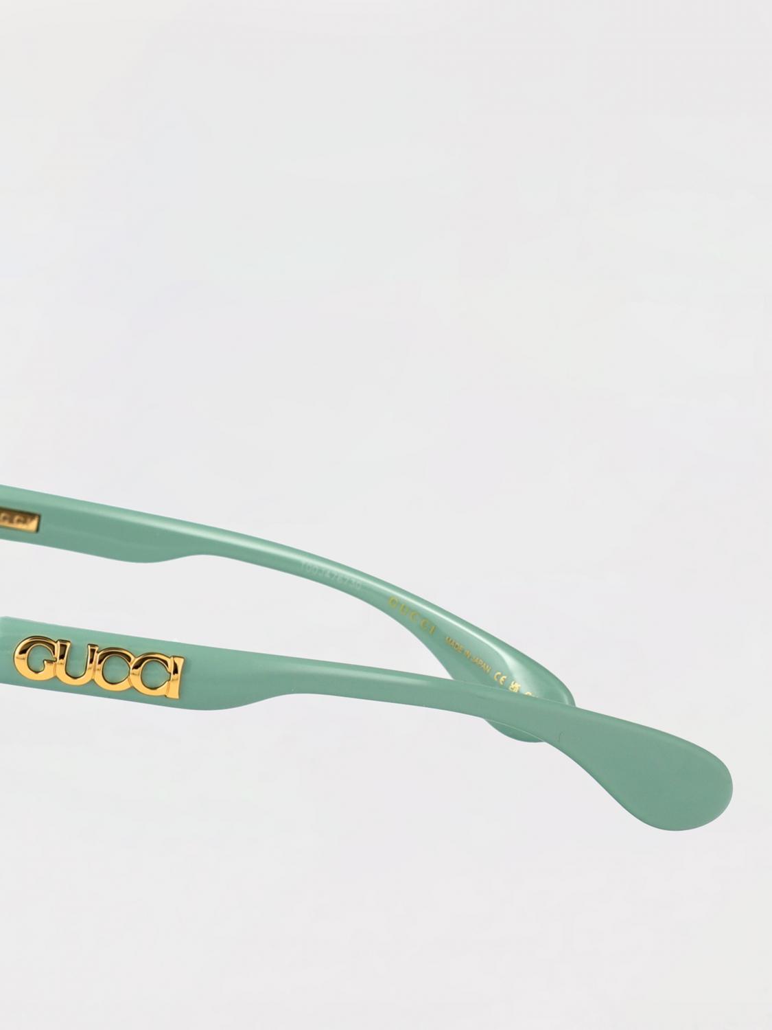 GUCCI SUNGLASSES: Sunglasses men Gucci, Green - Img 4