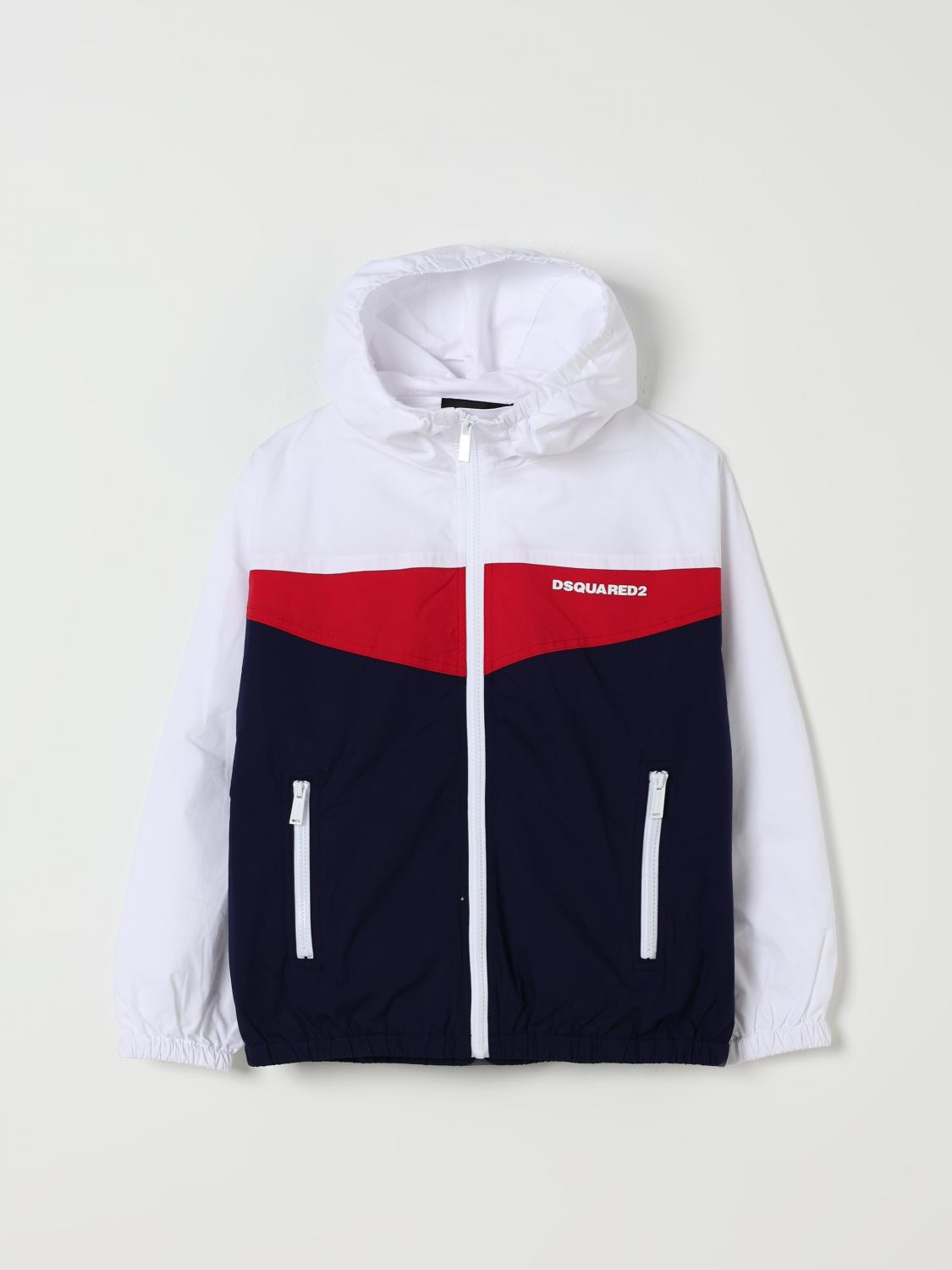 DSQUARED2 JACKET: Jacket kids Dsquared2, Blue - Img 1