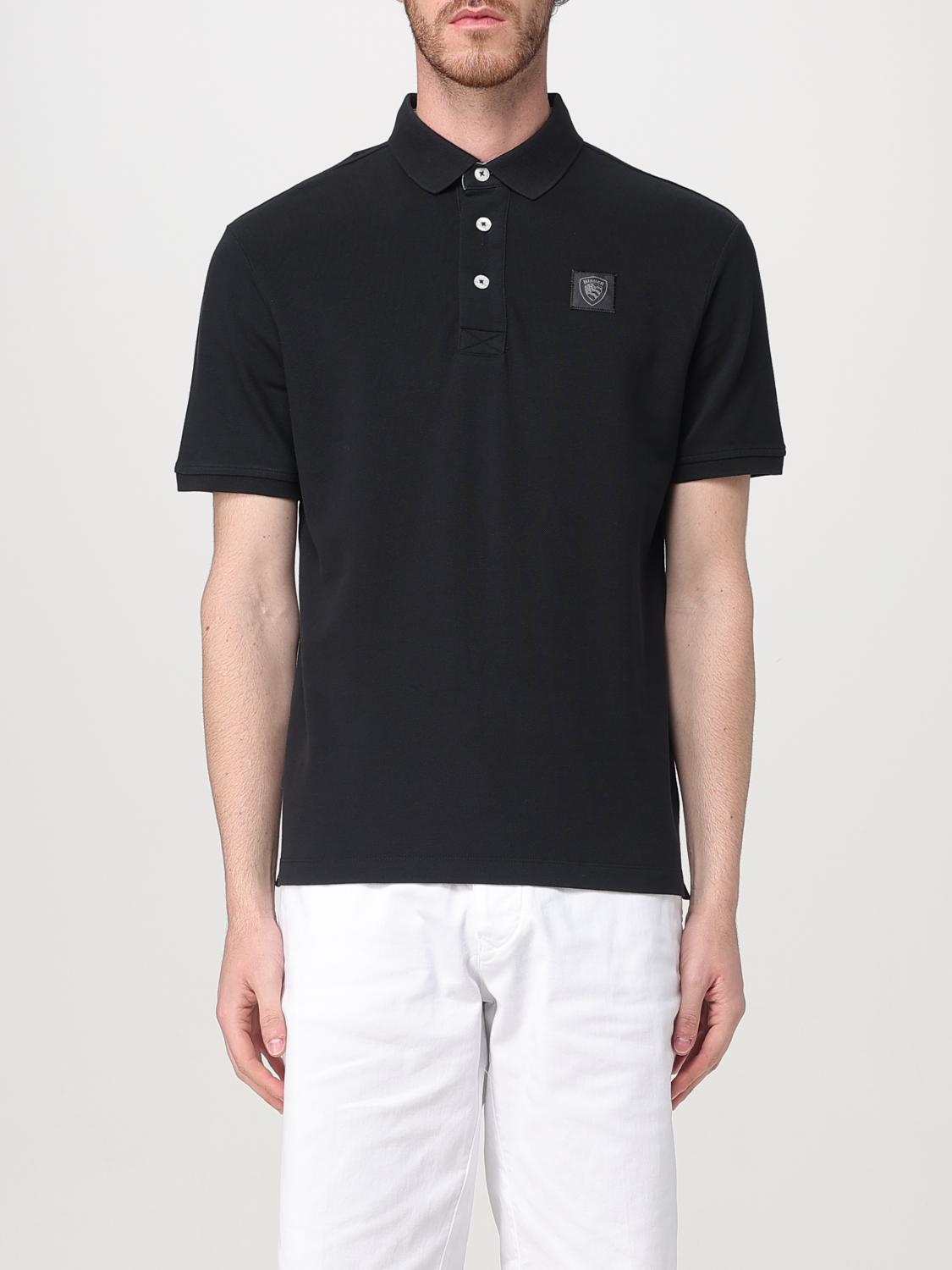 BLAUER POLO: Polo hombre Blauer, Negro - Img 1