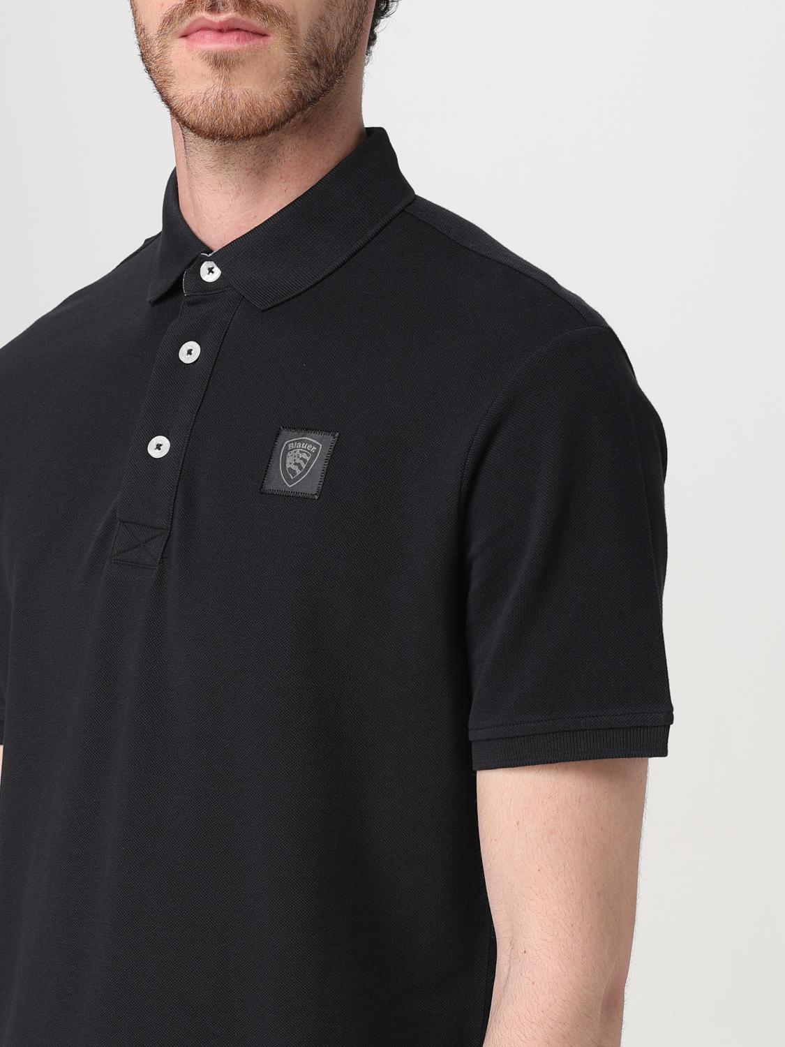 BLAUER POLO: Polo hombre Blauer, Negro - Img 3