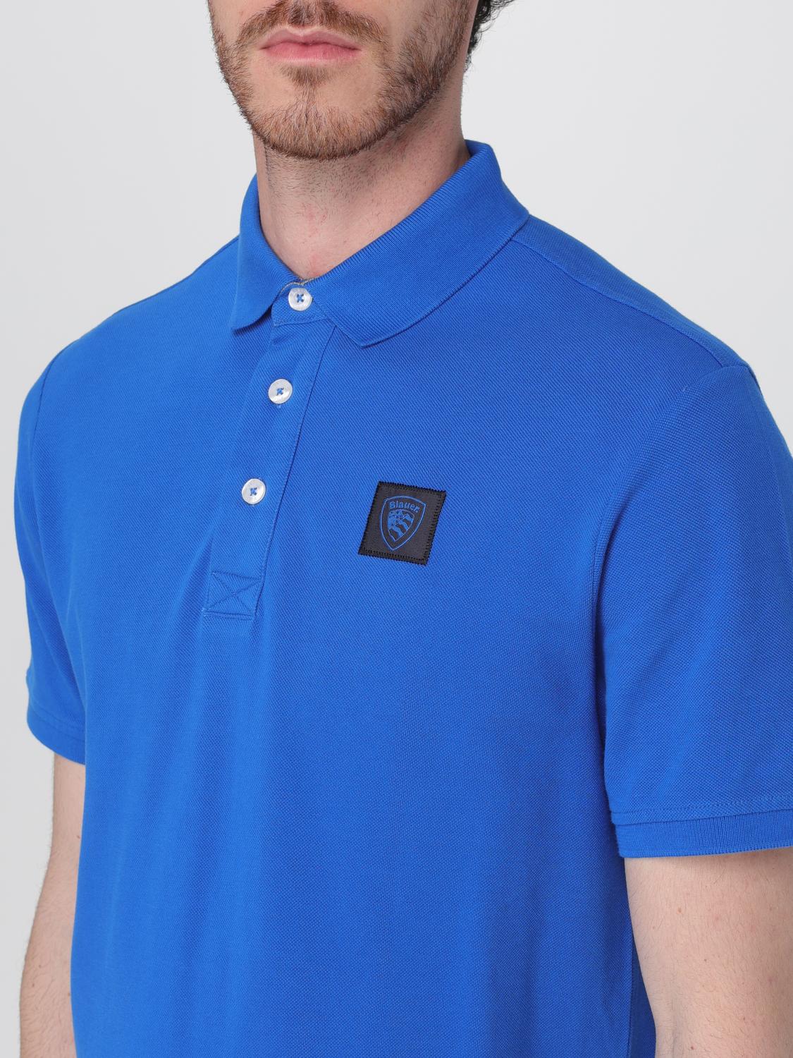 BLAUER POLO: Polo hombre Blauer, Azul Oscuro - Img 3