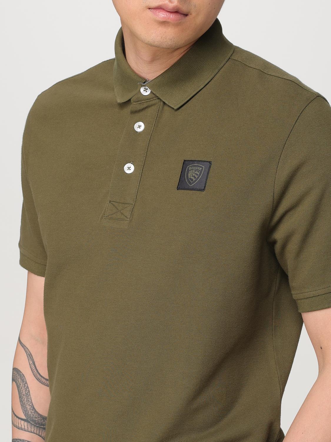 BLAUER POLO: Polo hombre Blauer, Verde - Img 3