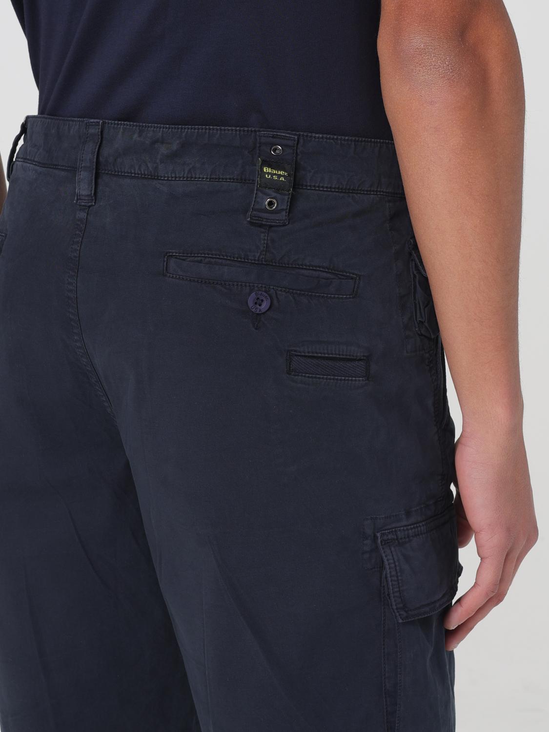 BLAUER SHORTS: Pants men Blauer, Blue - Img 3
