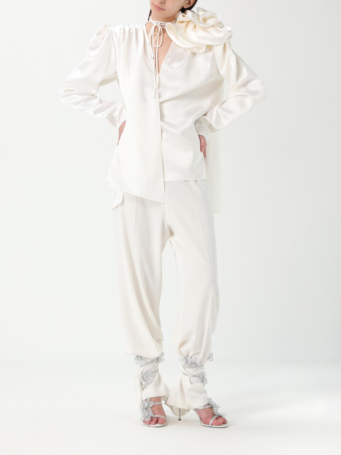 MAGDA BUTRYM TOP: Top mujer Magda Butrym, Blanco - Img 2