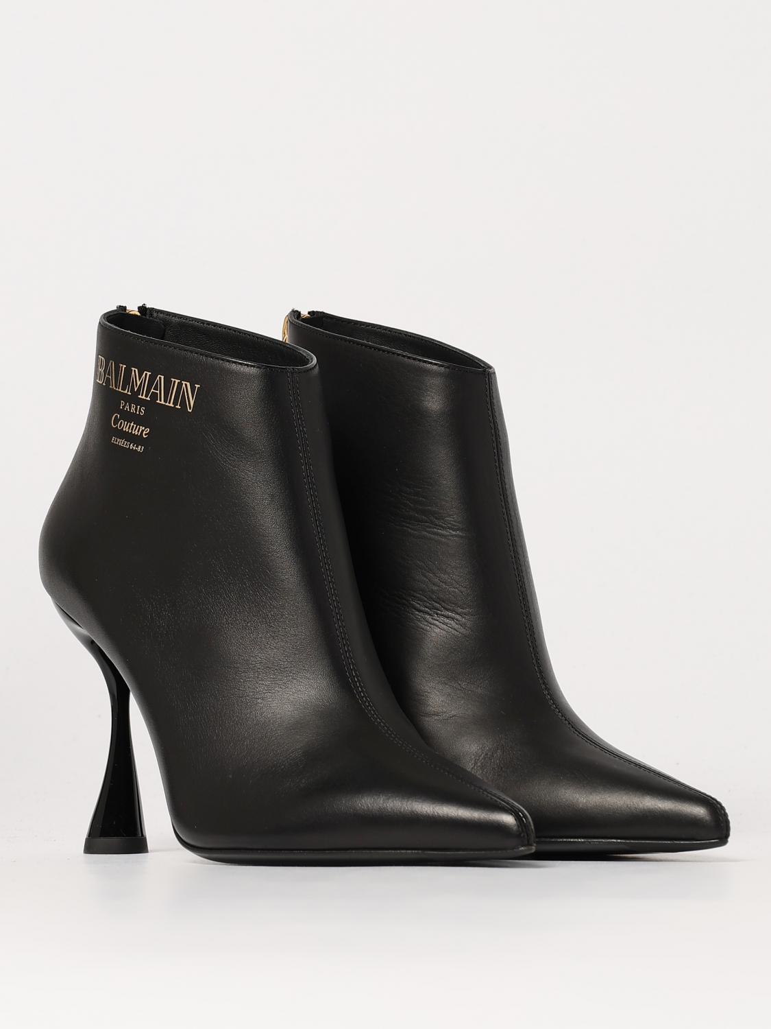 BALMAIN 부츠: 플랫 부츠 여성 Balmain, 블랙 - Img 2