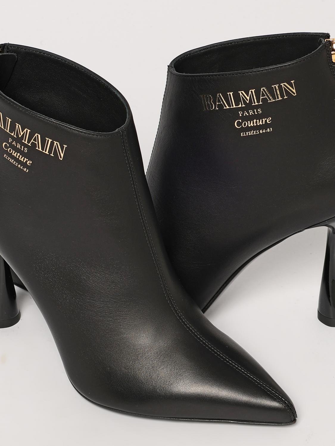 BALMAIN 부츠: 플랫 부츠 여성 Balmain, 블랙 - Img 4