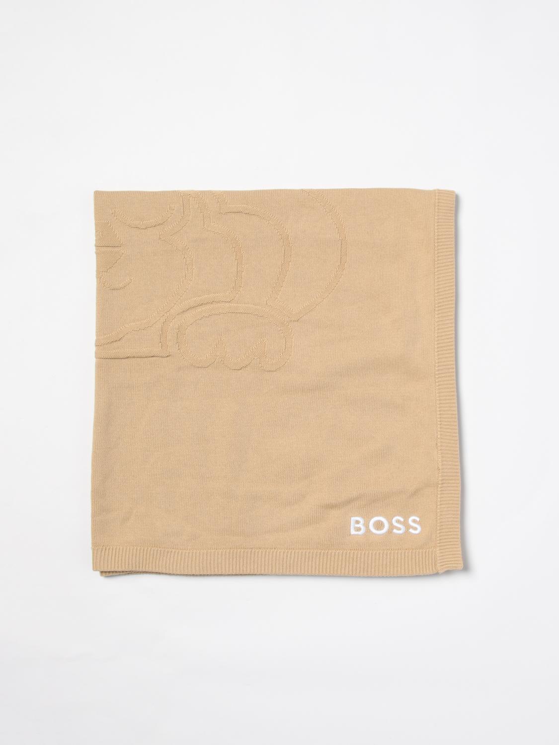 BOSS COUVERTURE: Couverture enfant Boss, Beige - Img 1