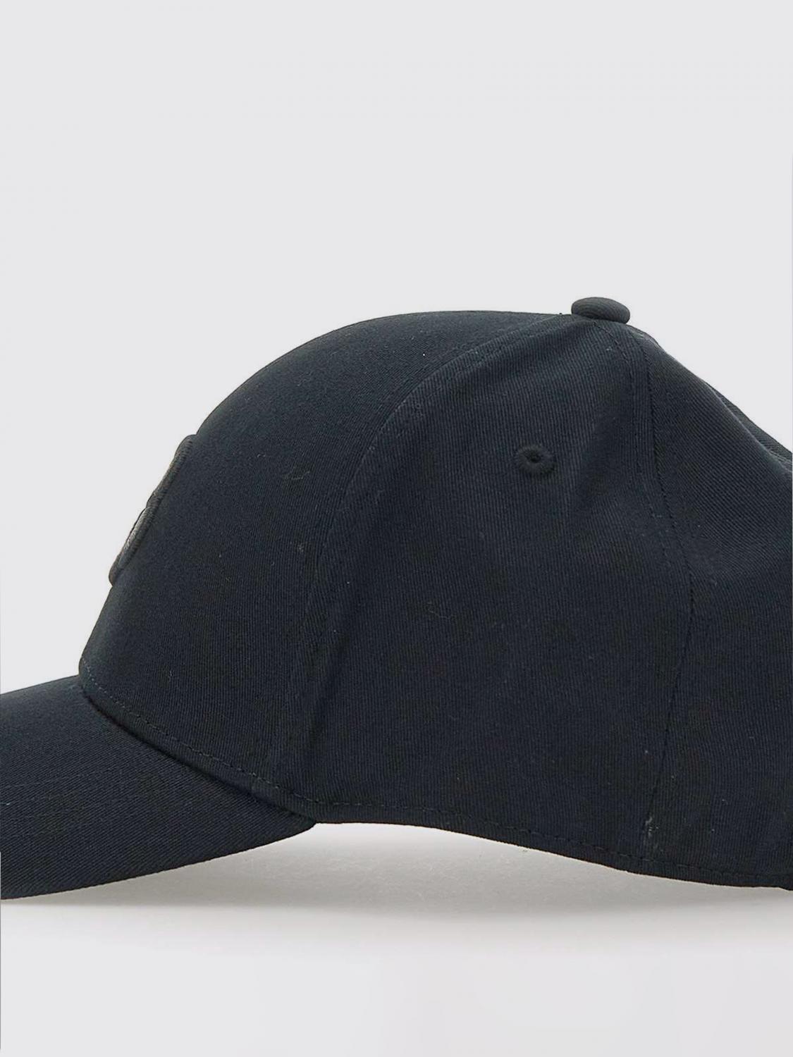 BOSS CAPPELLO: Cappello Boss in cotone con logo ricamato , Nero 1 - Img 3