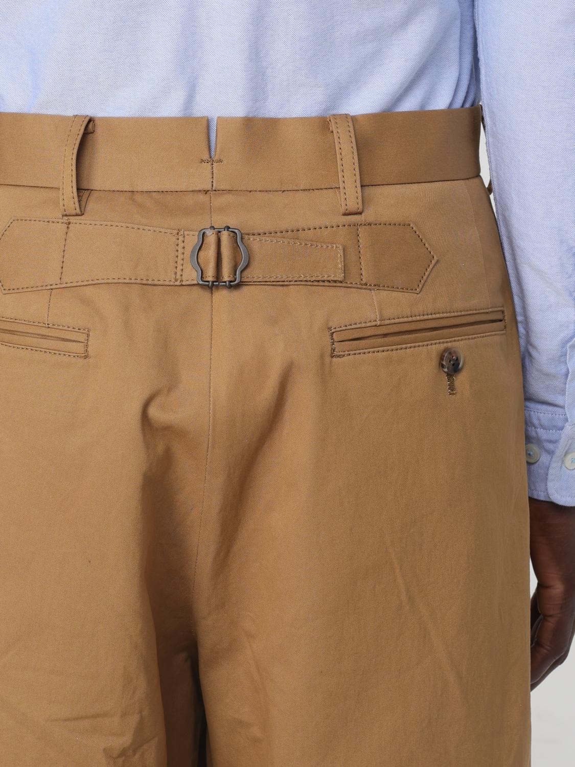 COMME DES GARÇONS PANTS: Pants men Comme Des Garçons, Brown - Img 3