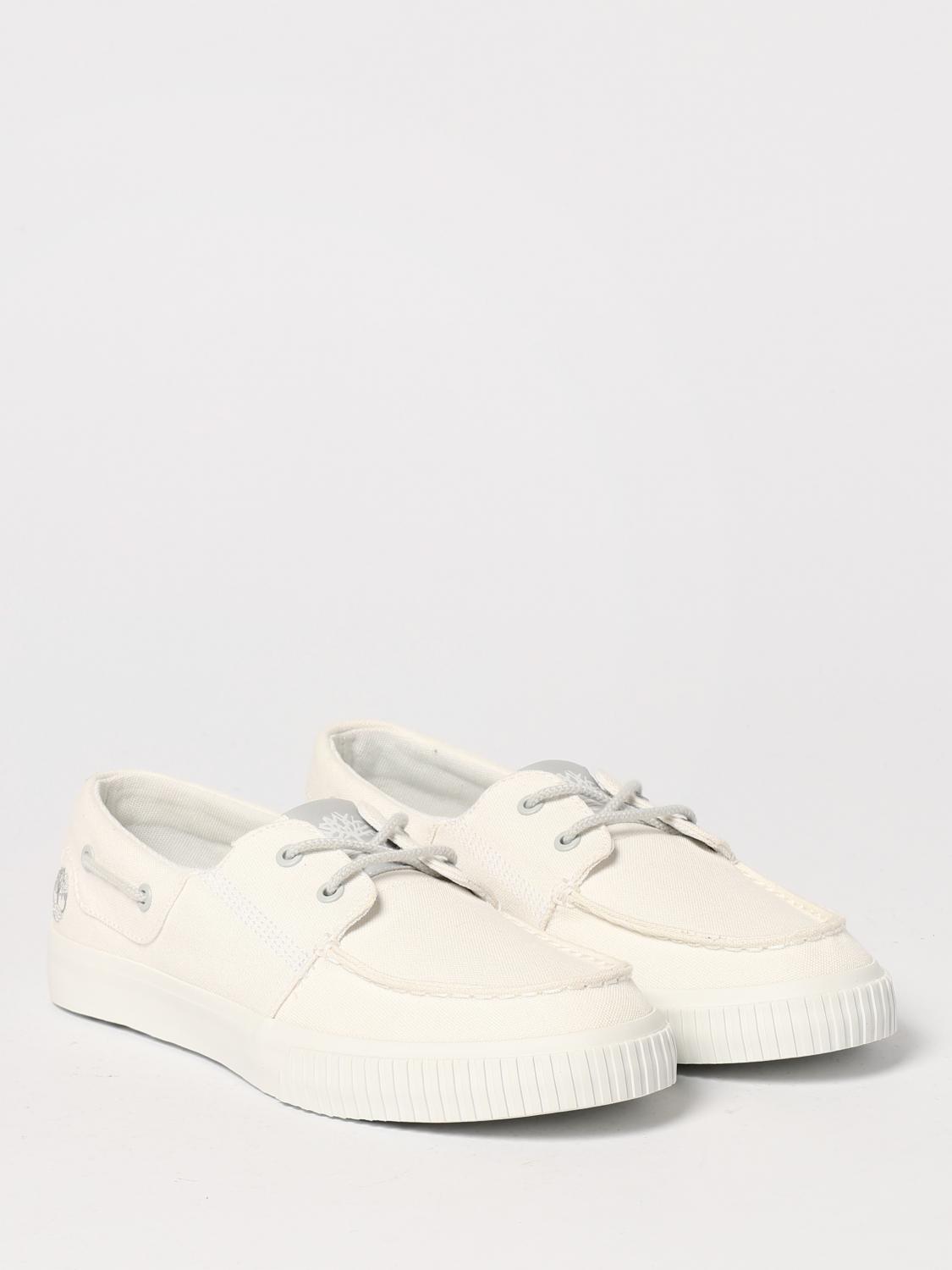 TIMBERLAND MOCASSINI: Mocassino Mylo Bay Timberland in canvas , Bianco - Img 2