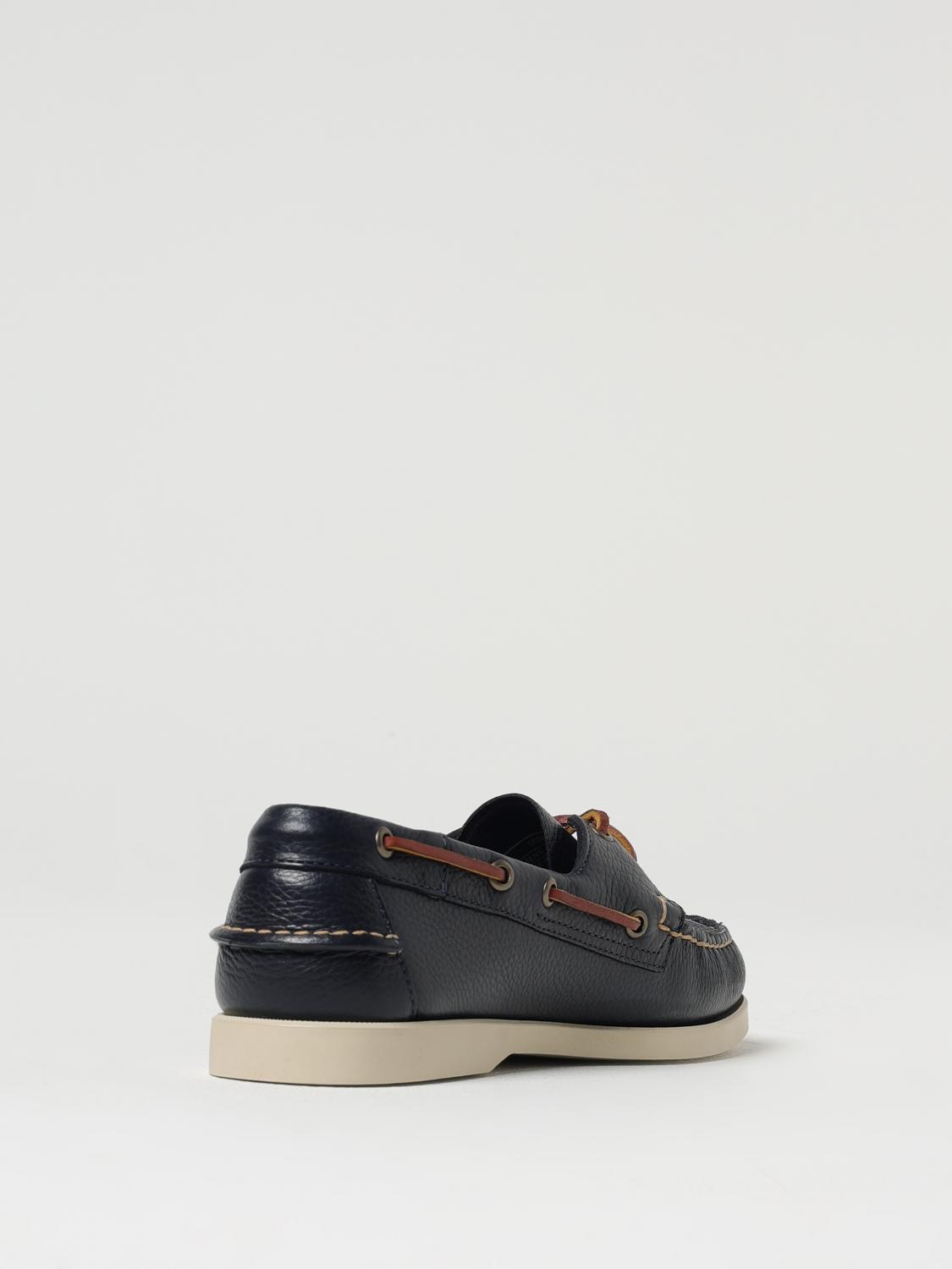 SEBAGO MOCASSINI: Mocassino Portland Sebago in pelle martellata , Blue Navy - Img 3