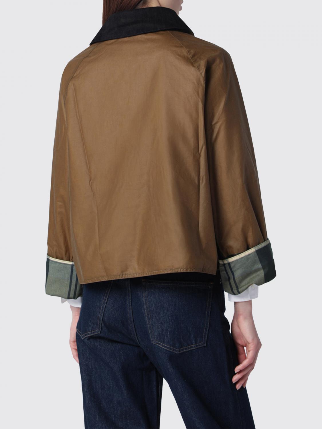 BARBOUR GIACCA: Giacca Alma Barbour in cotone cerato , Beige - Img 2
