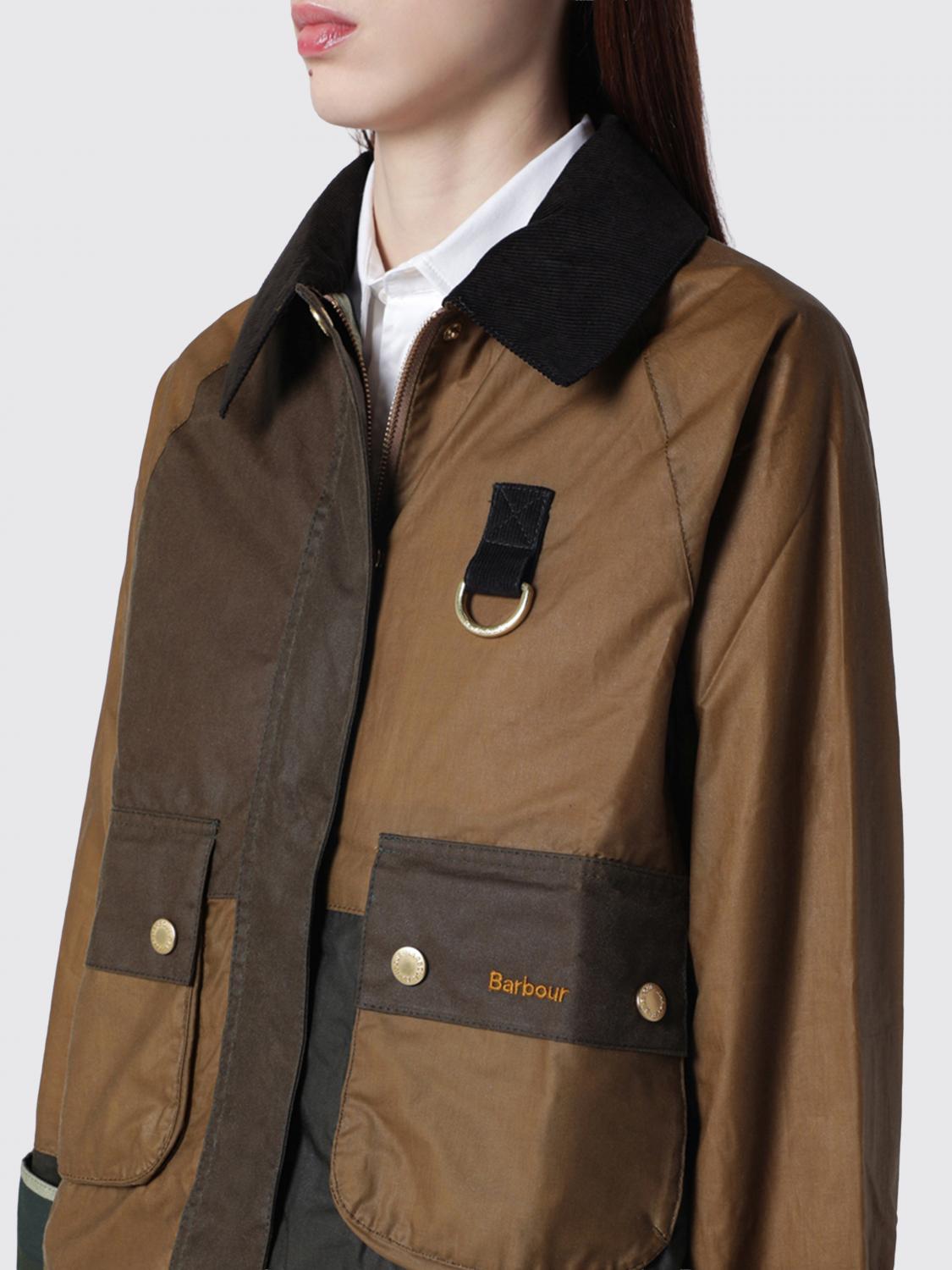 BARBOUR GIACCA: Giacca Alma Barbour in cotone cerato , Beige - Img 3